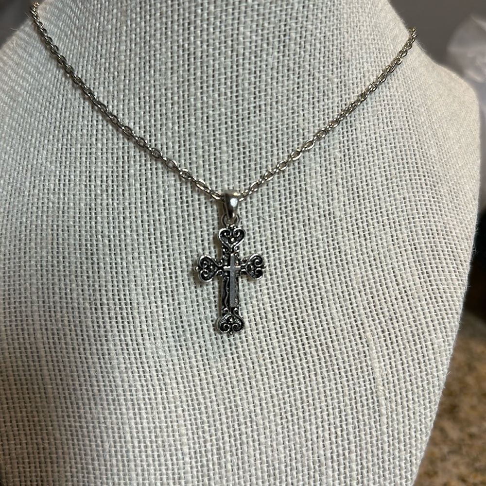Devotion Cross Necklace - image 1
